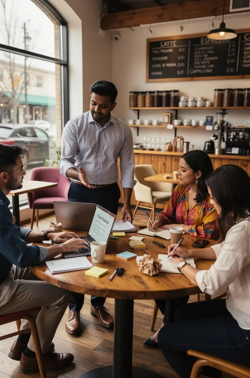 Visual guide for creating a personal development plan